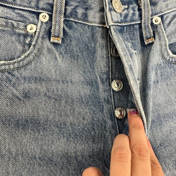 Agolde fall out 90’s button fly jeans size 25 - Picture 4 of 8